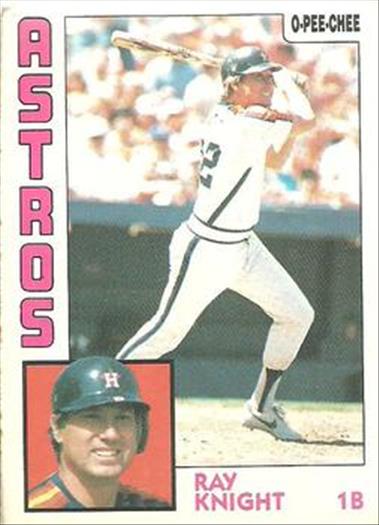 1984 O-Pee-Chee Baseball Cards 321     Ray Knight